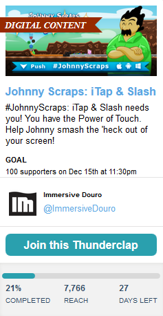 Johnny Scraps Thunderclap!