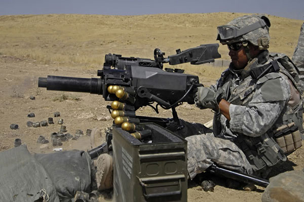 40mm belt fed grenade launcher