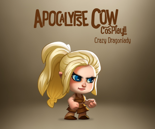 Apocalypse Cow crazy dragonlady costume skin