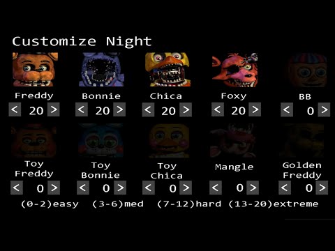 So in FNaF 2 if you play custom night, put Toy Freddy on 1, put