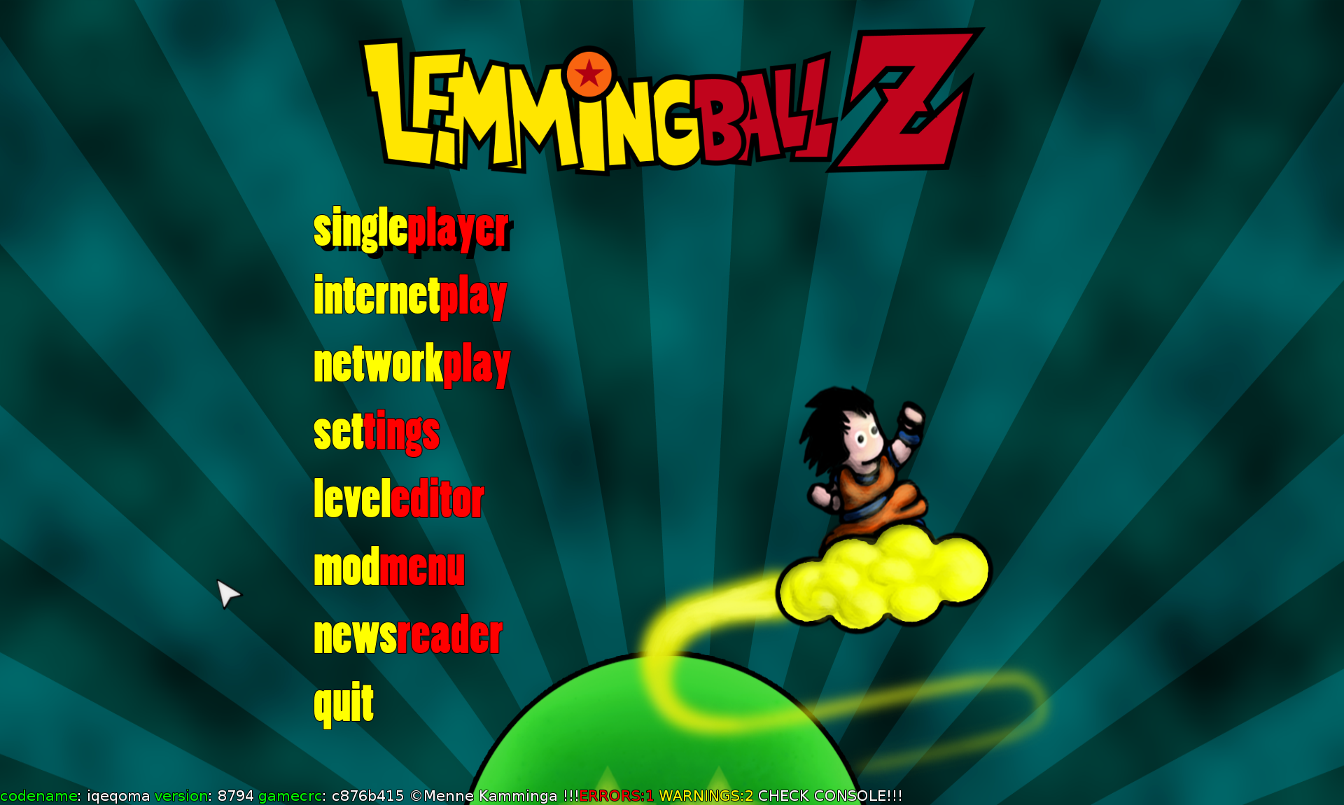 New menu image - Lemmingball Z - Mod DB