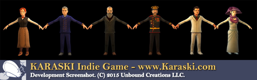 Indie Game Character Models Karaski