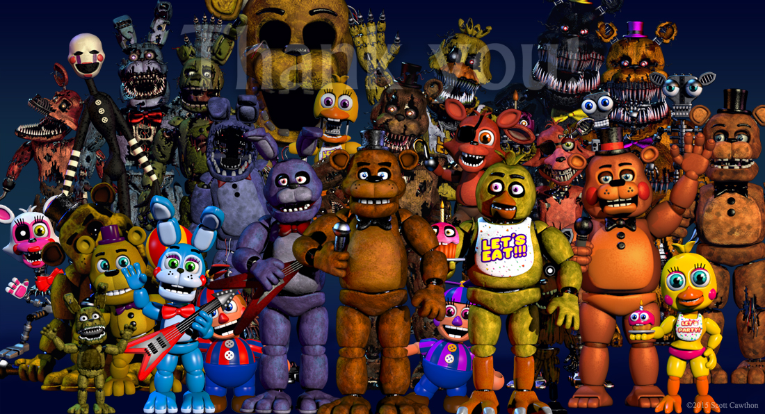 Fnaf, fnaf world, squad, HD phone wallpaper