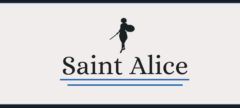 Saint Alice title.