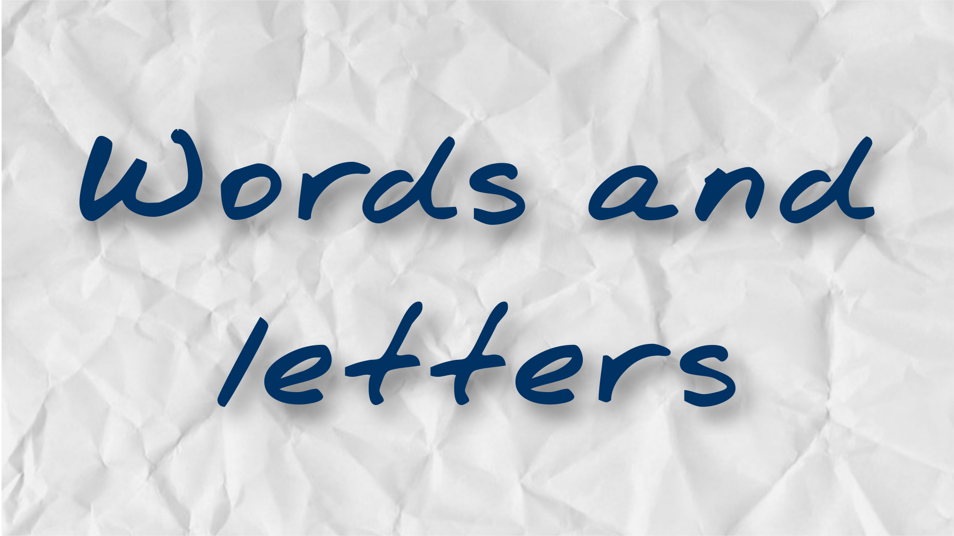 Words and letters arrive in English news - Des mots et des lettres - Mod DB