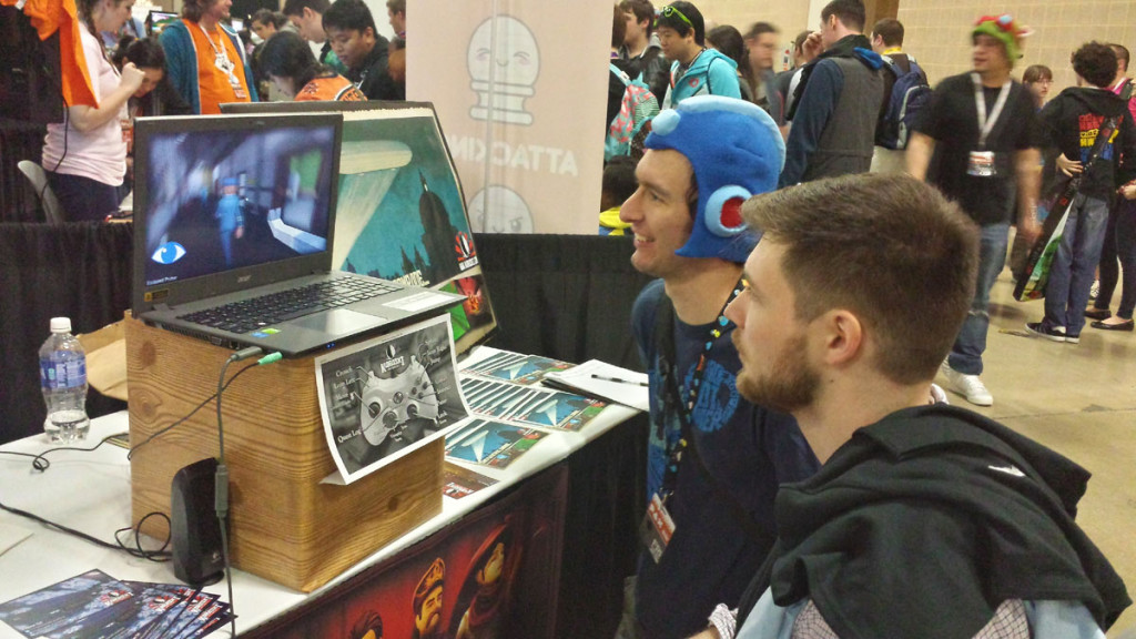 Even Megaman liked Karaski at PAX South 2016