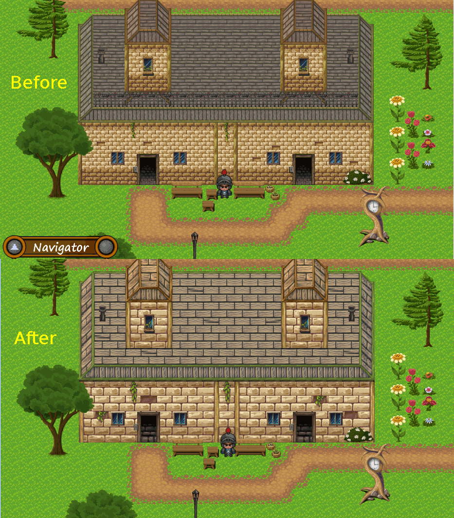 Town: Before/After