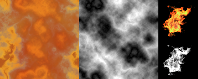 fire textures clouds rendered
