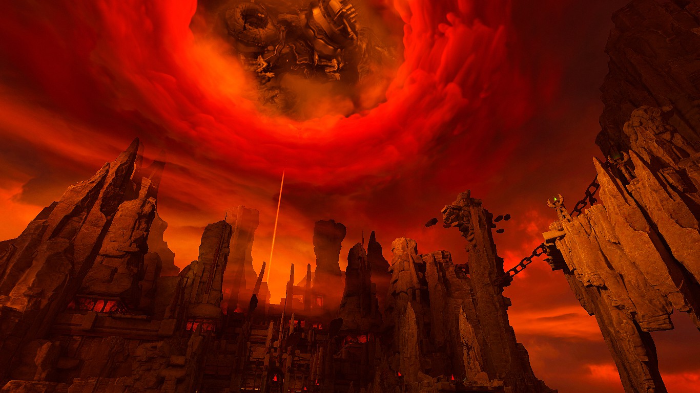 Hell place. Дум Этернал локации. Doom Eternal локации ад. Врата дуум.