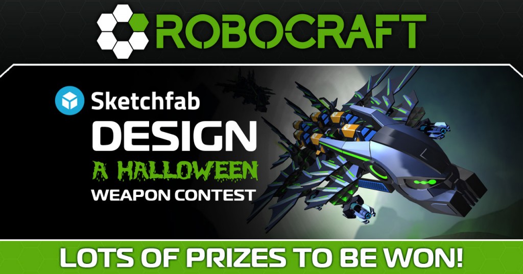 ROBOCRAFT Design a Halloween Weapon Sketchfab Competition news ModDB