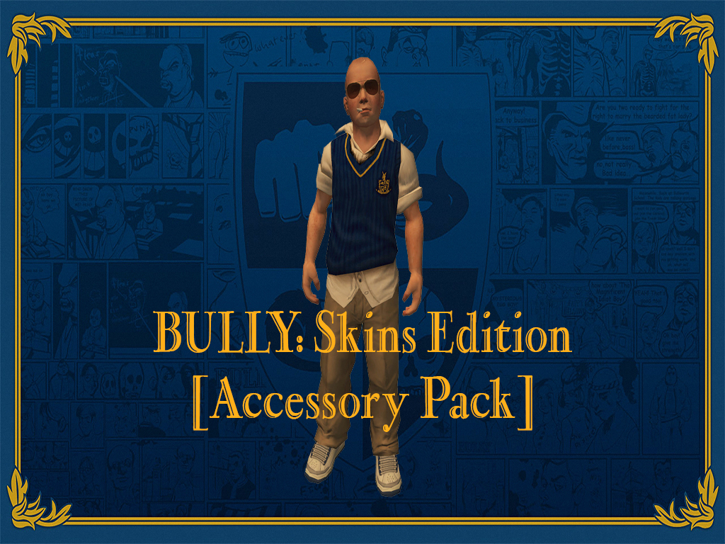 Bully: Anniversary Edition - Black Varsity Jacket With Gloves Mod 