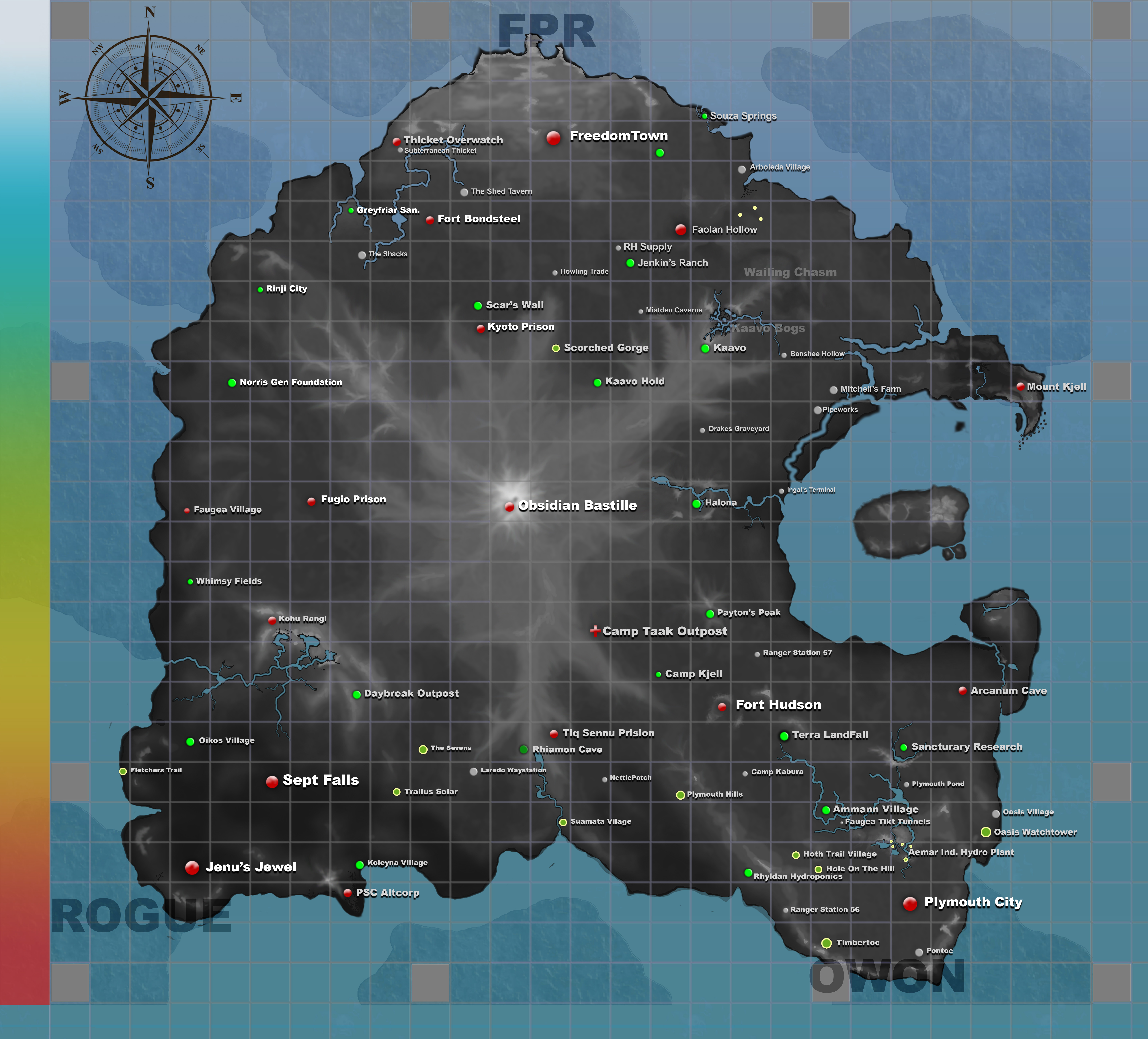 Rhyldan Map Prototype Overview