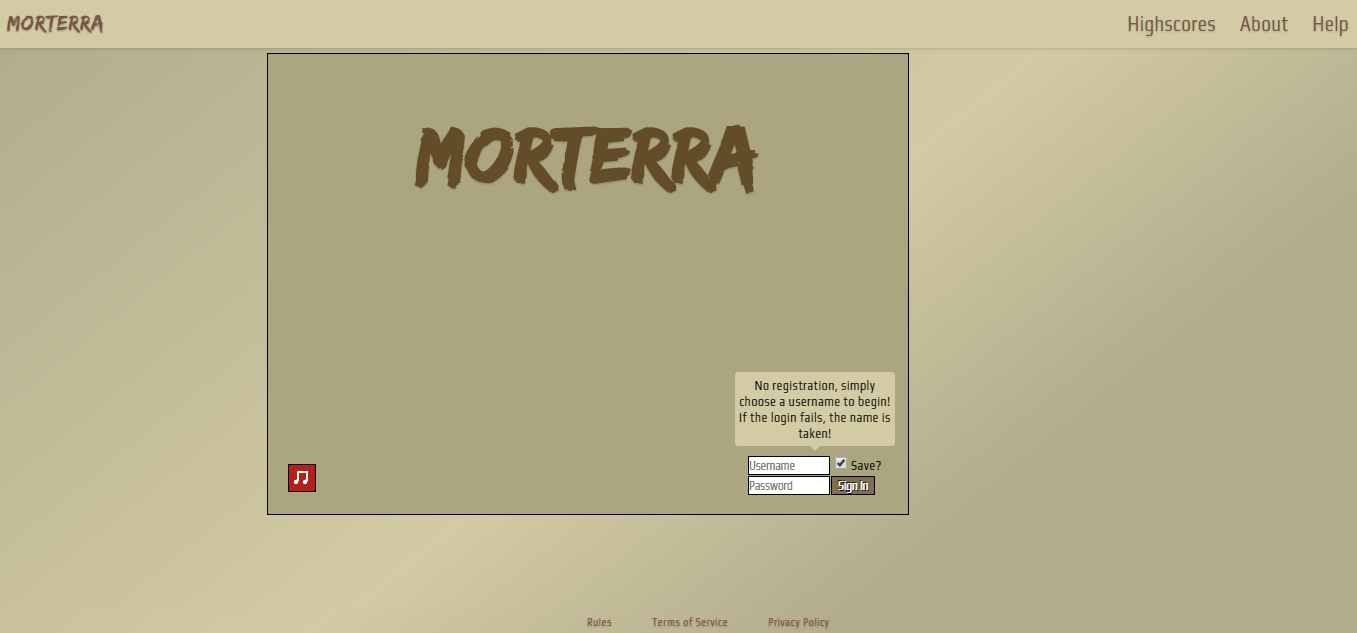 Morterra - Free Online Browser Survival Game