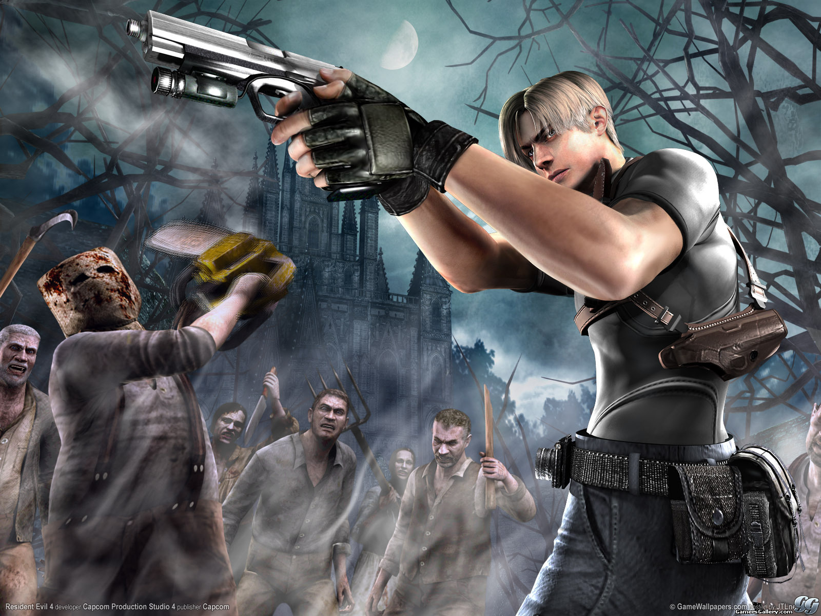 Resident Evil 4 HD Remaster Leon and Ada Wallpaper by zoellisrus