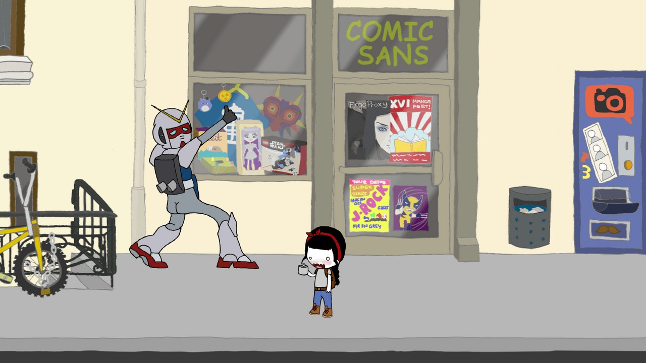 Comic Sans in MechaNika