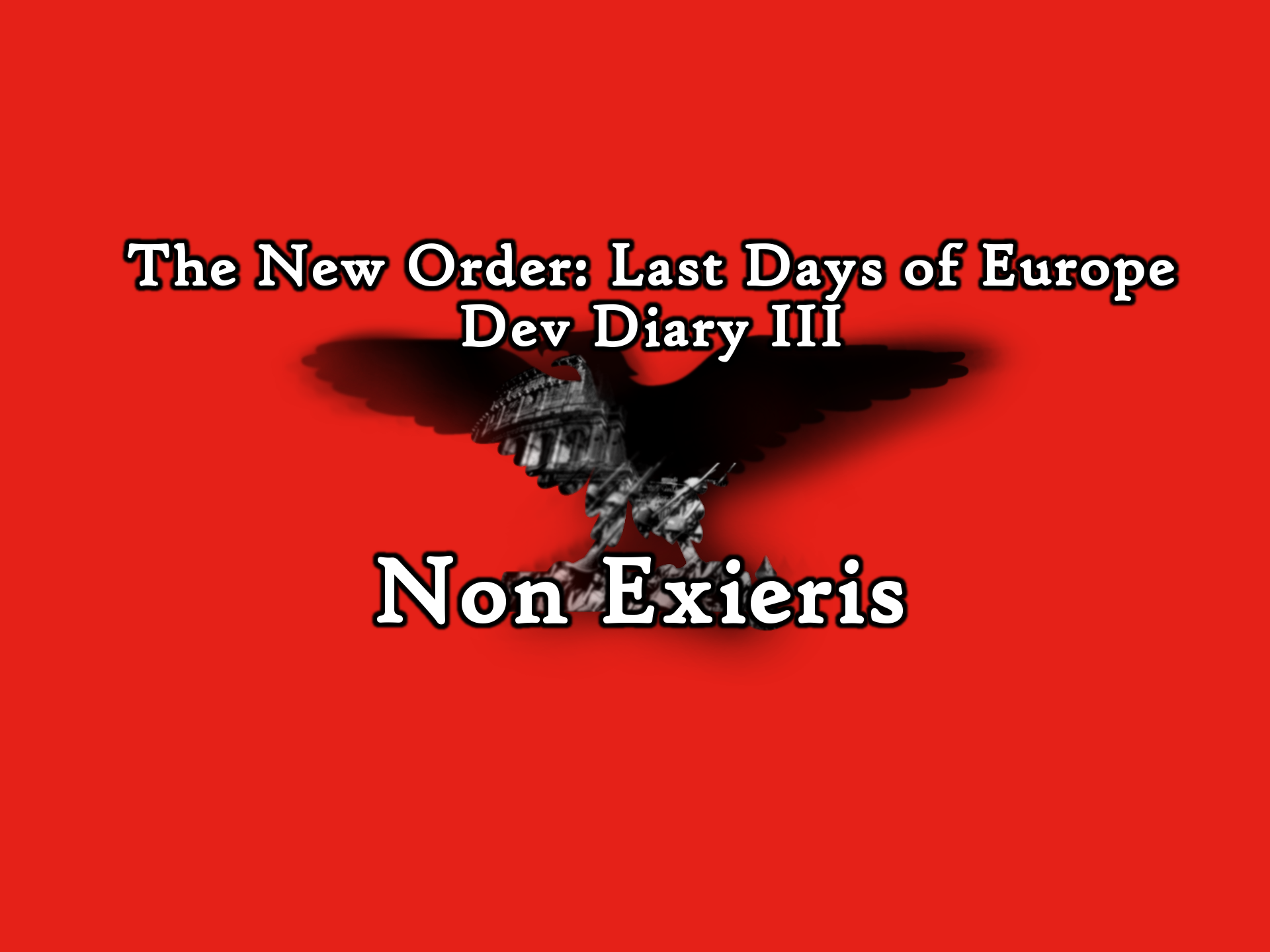 The new order last days of europe вылетает