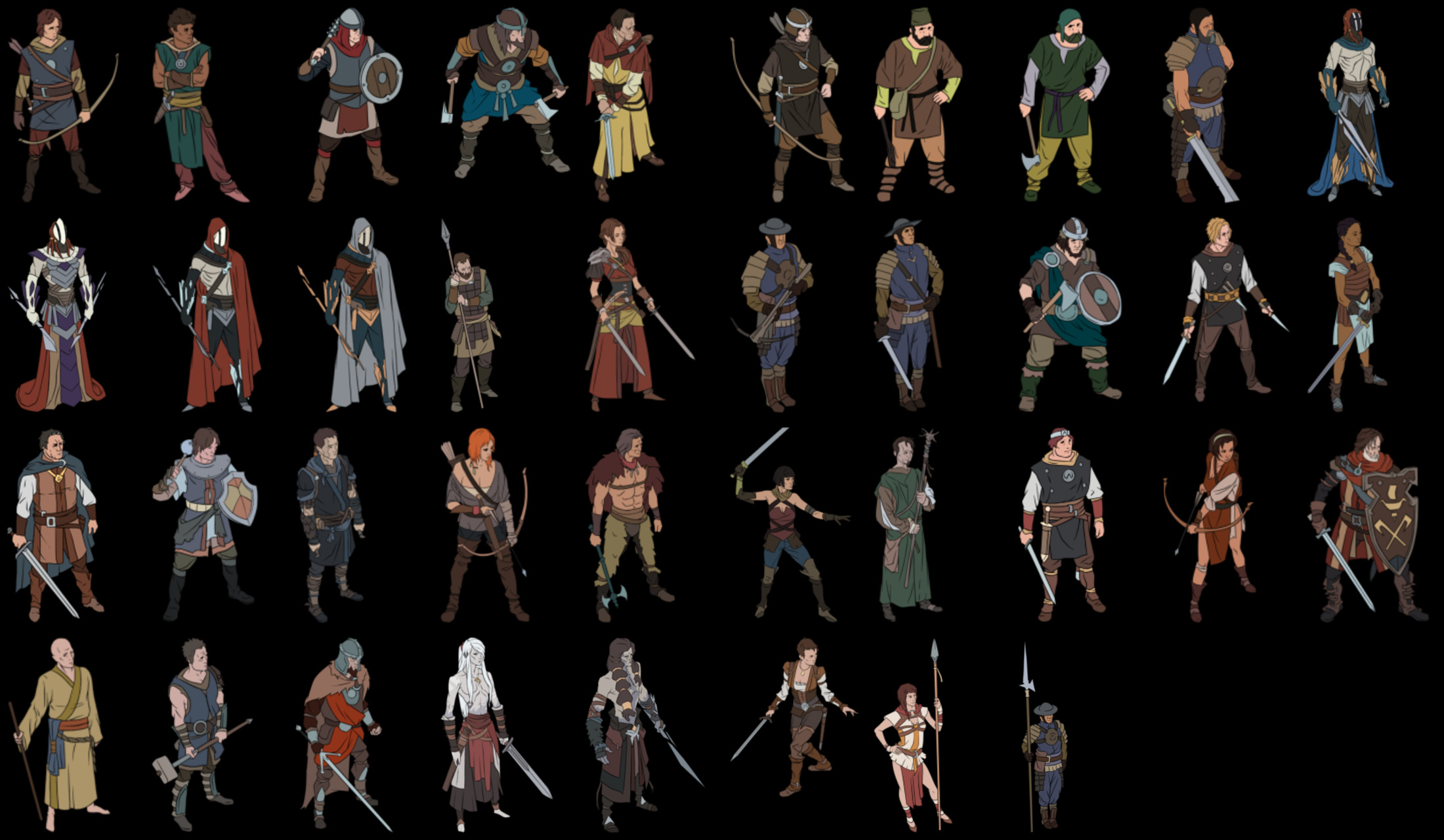 Ash of Gods Battle characters sheet