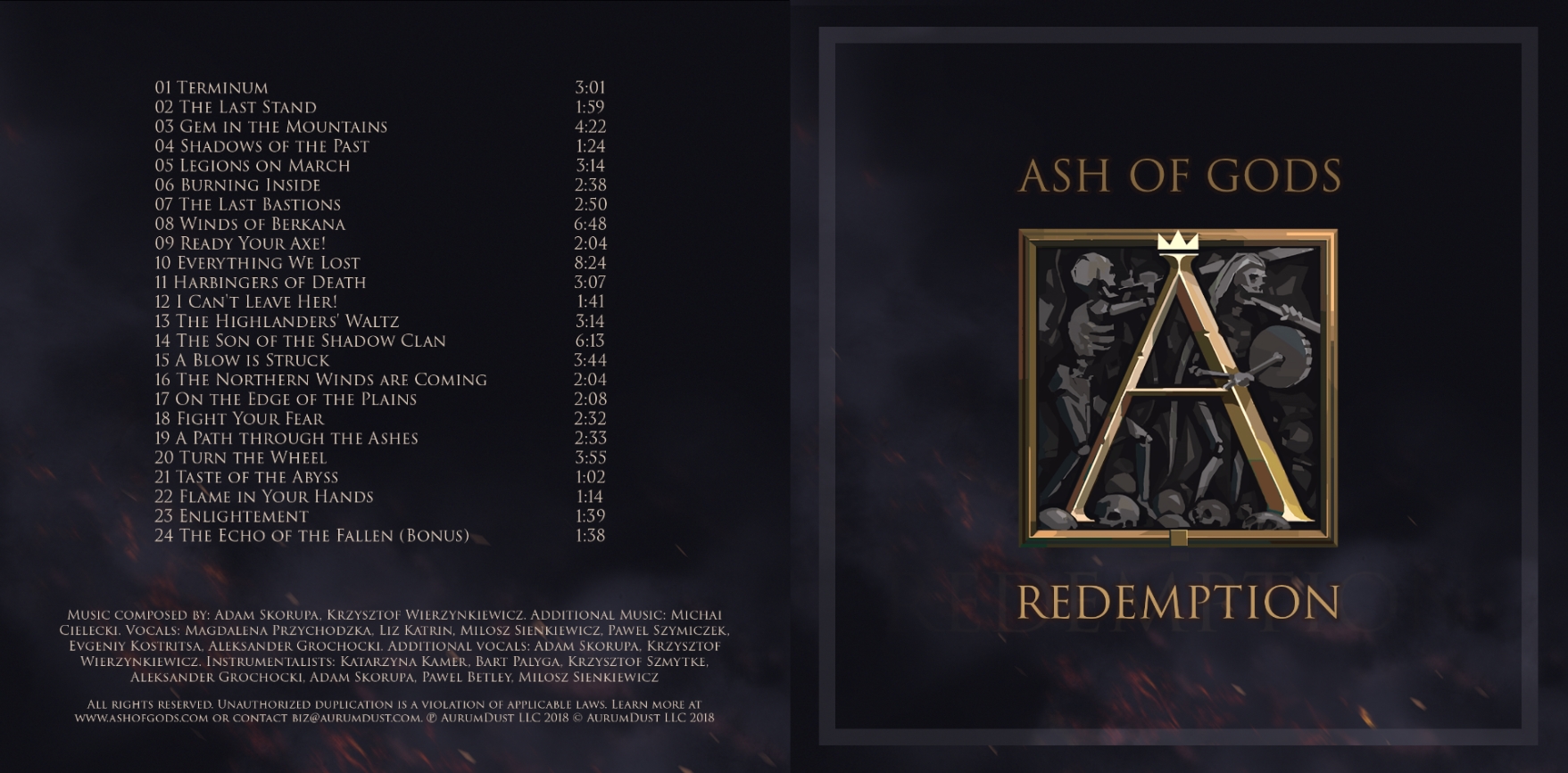 Ash oа Gods OST cover