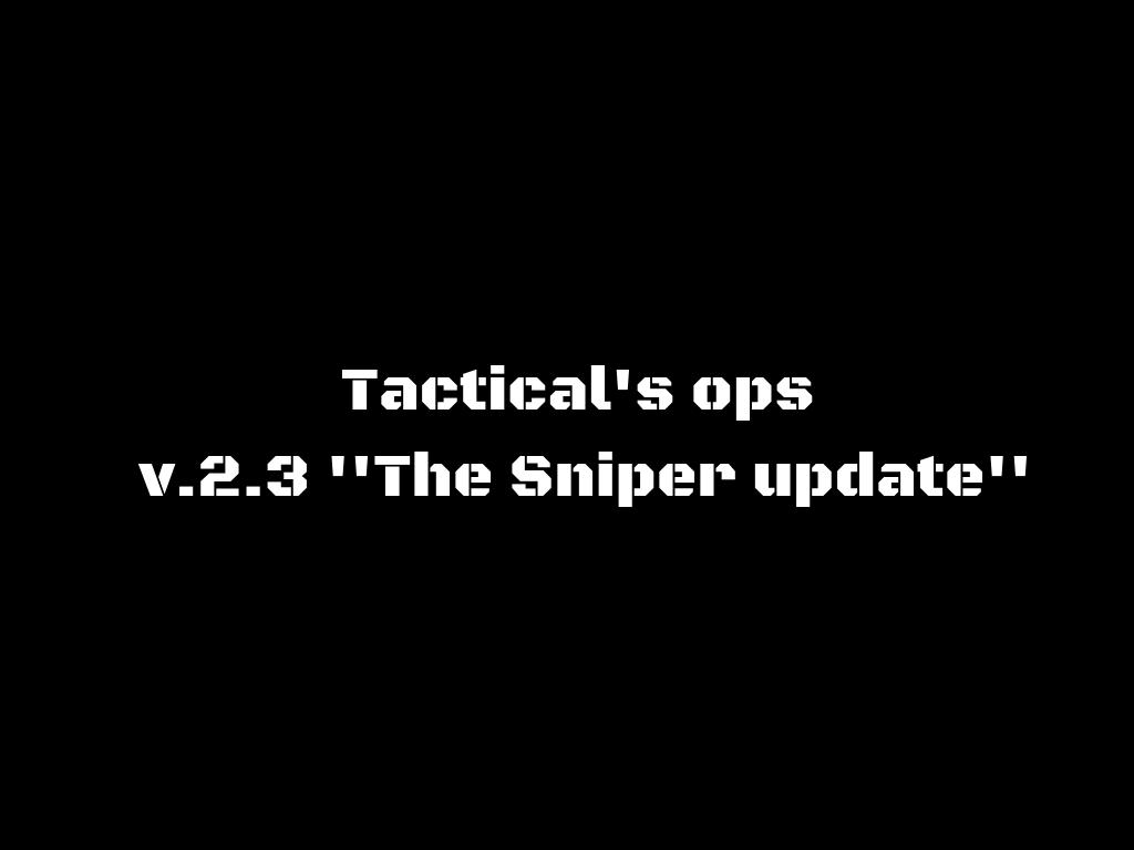 New version news - Counter-Strike Tactical's Ops mod for Counter-Strike -  Mod DB