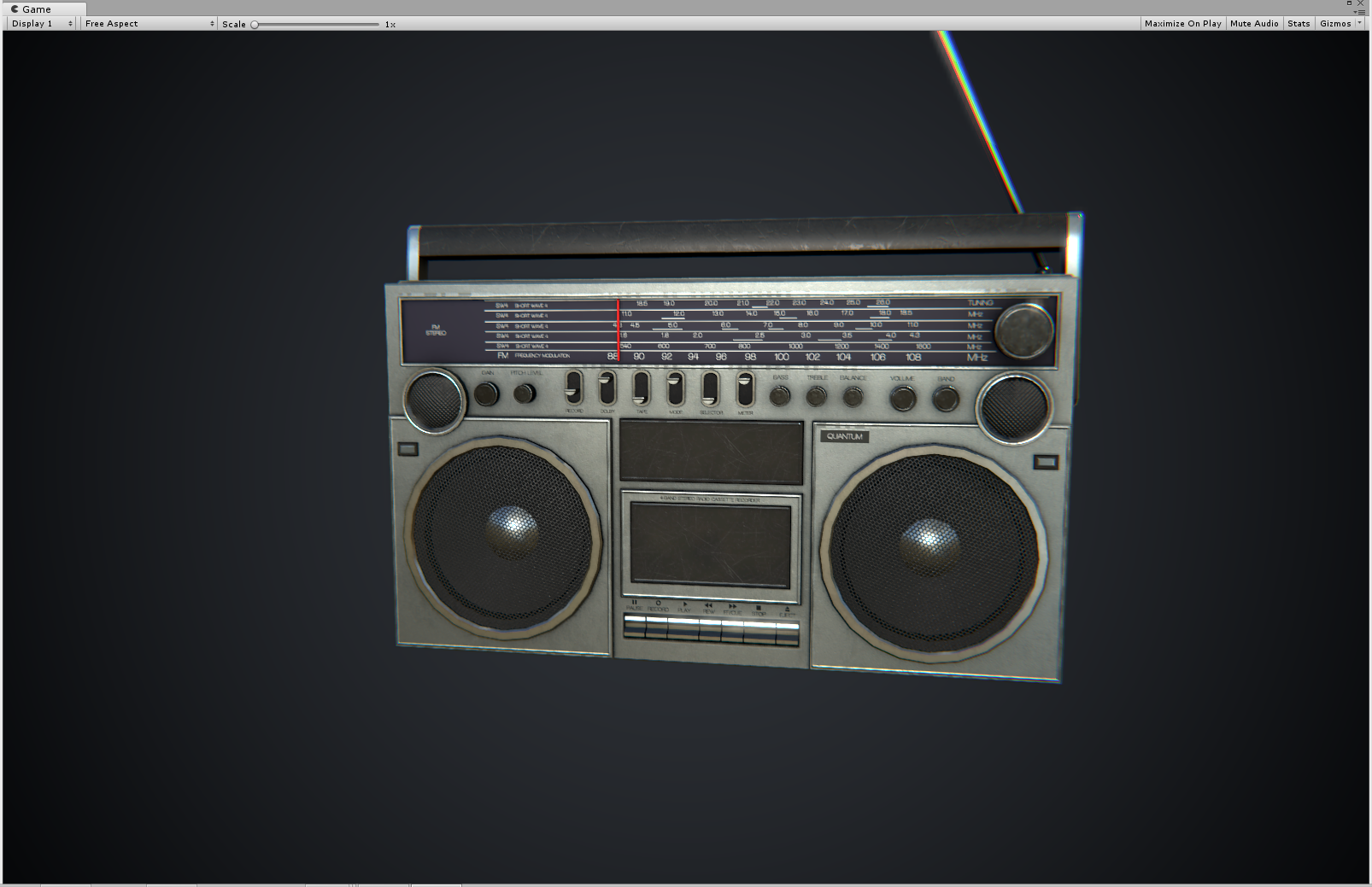 Boom Box 3D Art Asset news - The Answer is Never! - ModDB