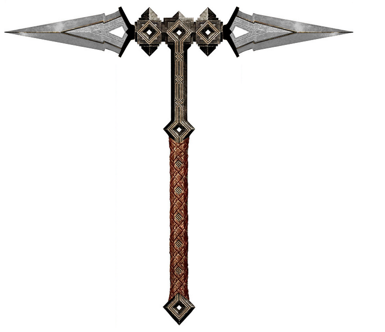 skyrim dwarven greatsword