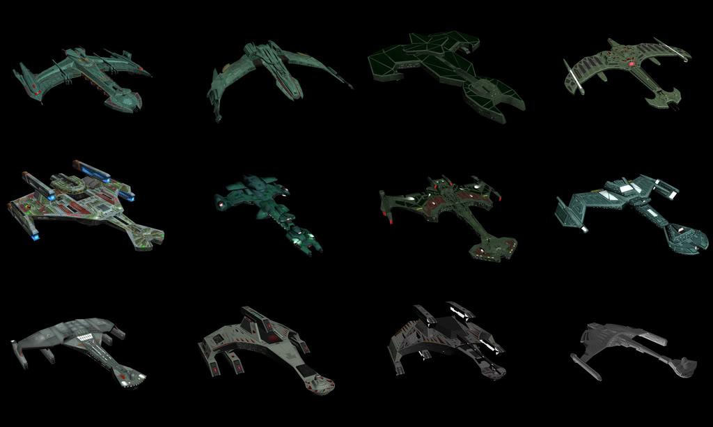 overvie of Klingon capital ships