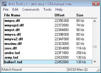 Gta img tool