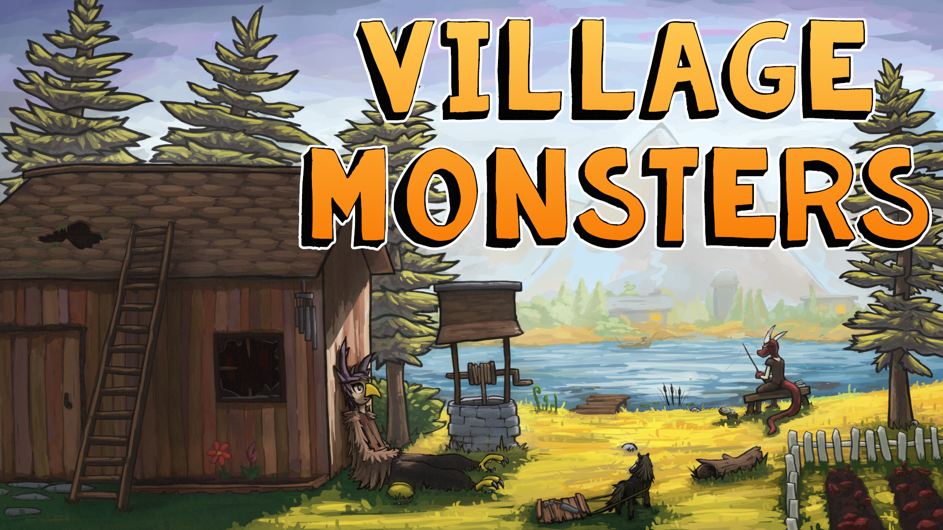 Village monsters. Garden Village игра. Village 6 game. Симулятор Монстер Вилладж.