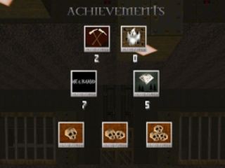 Showing some of the achievements you've obtained throughout the campaign.