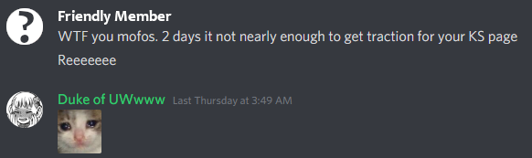 A friendly Discord member kindly giving advice.