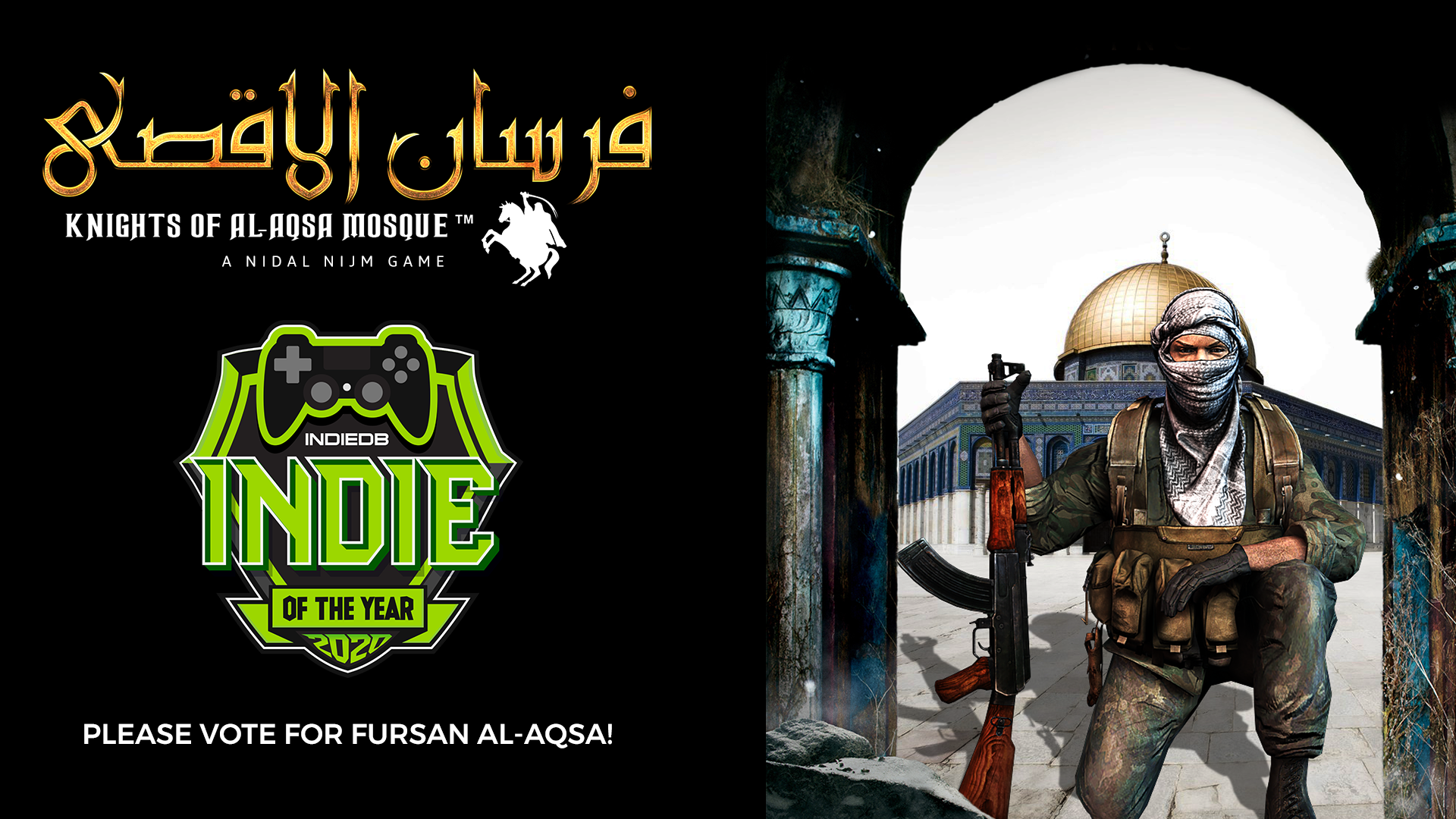 Vote for Fursan al-Aqsa - Indie Game of the Year 2022 image - ModDB