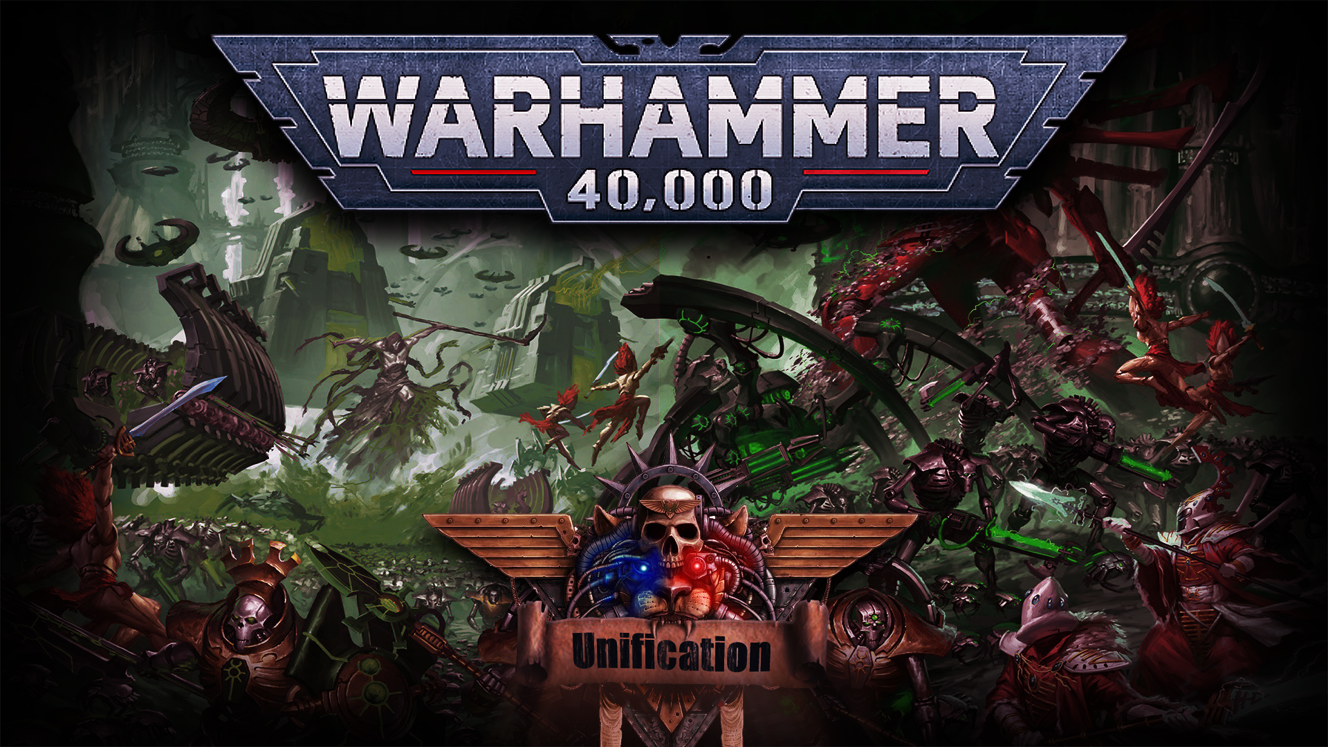 Дарк мультиплеер. Unification для Warhammer 40,000: Dawn of War;. Warhammer 40000 Dawn of War Soulstorm Unification Mod. Warhammer 40,000: Dawn of War – Soulstorm. Soulstorm Unification Mod.