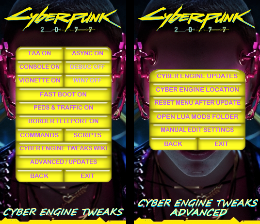 Cyber Engine Tweaks at Cyberpunk 2077 Nexus - Mods and community