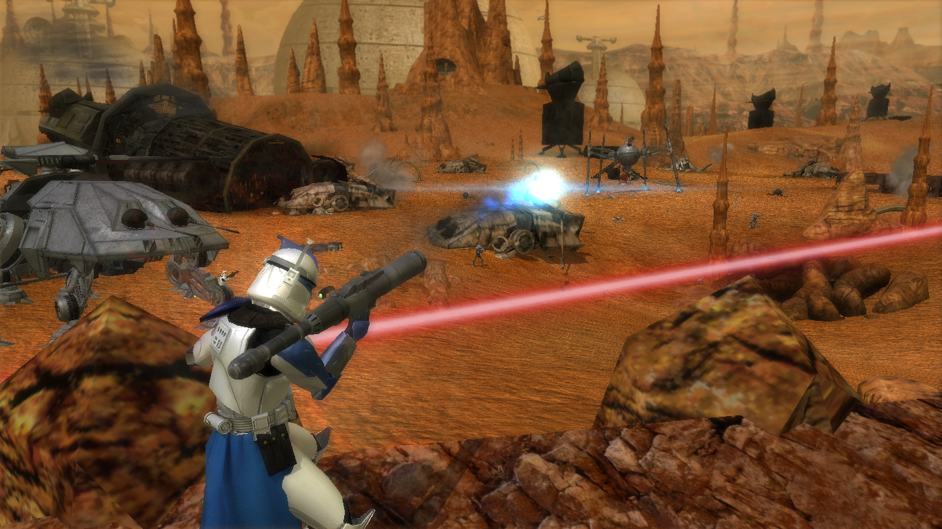 Fan remaster overhaul announced for Star Wars Battlefront 2 2005, first  screenshots