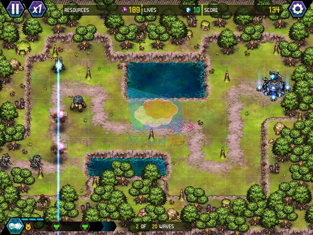 Module TD. Sci-Fi Tower Defense::Appstore for Android