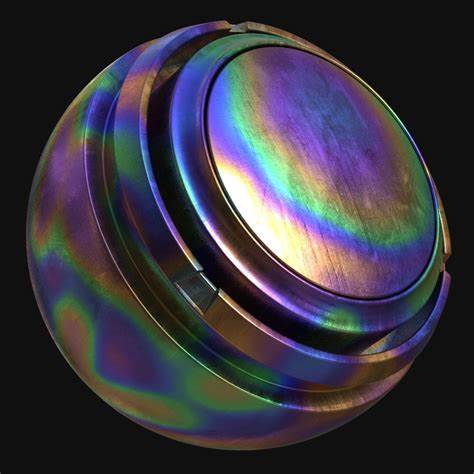 Iridescent Metal