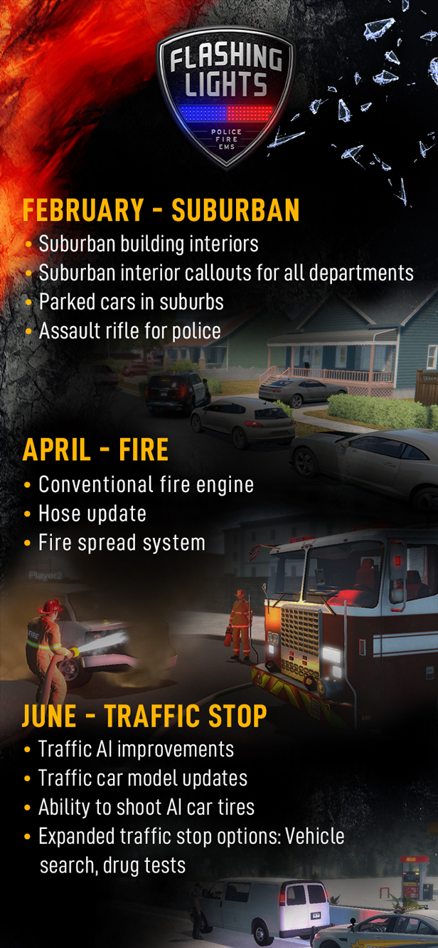 February - June 2022 Roadmap + Patch Now Live! news - Flashing Lights: Police - Fire EMS - Indie DB