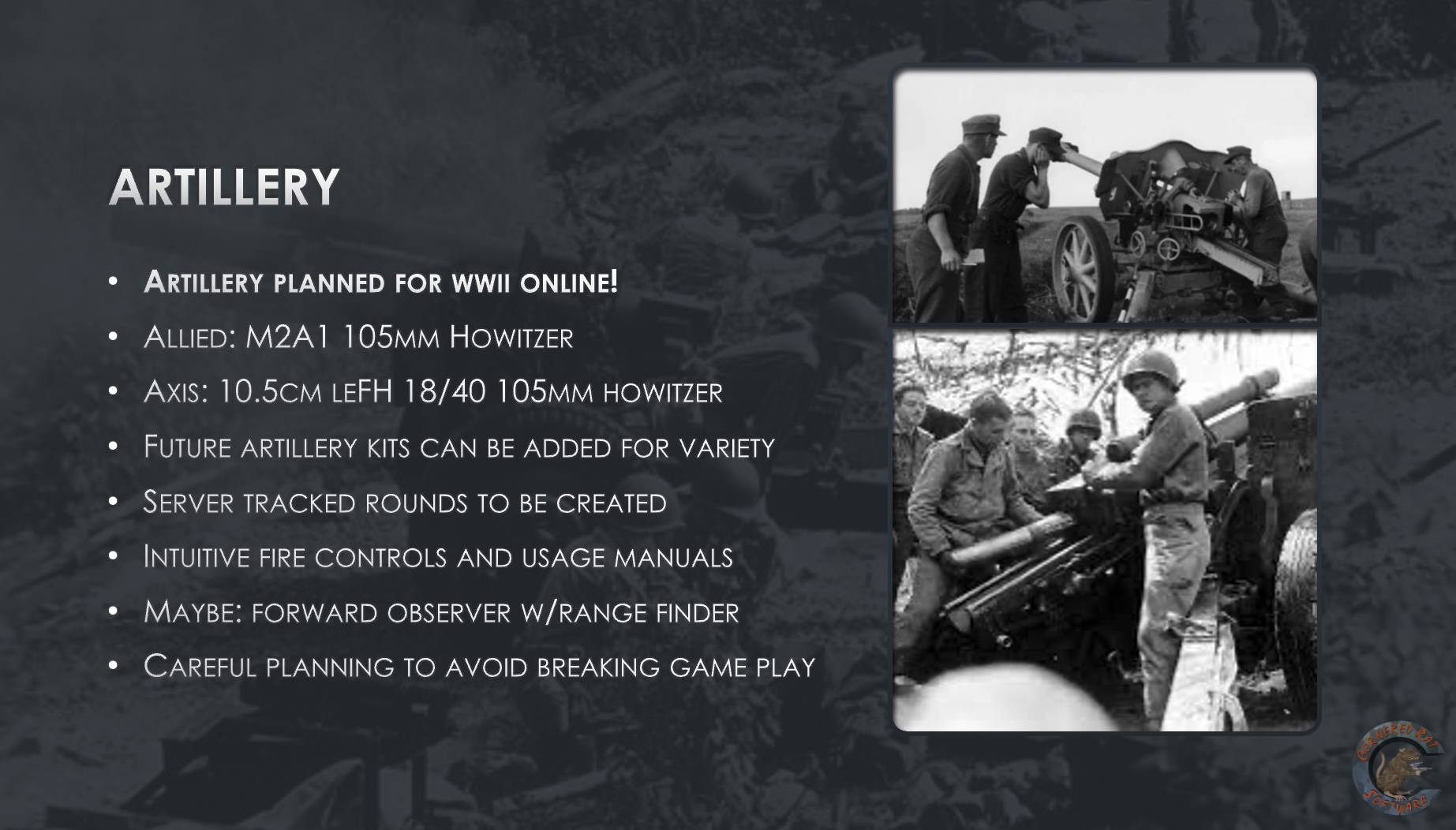 Artillery Incoming to WWII Online
