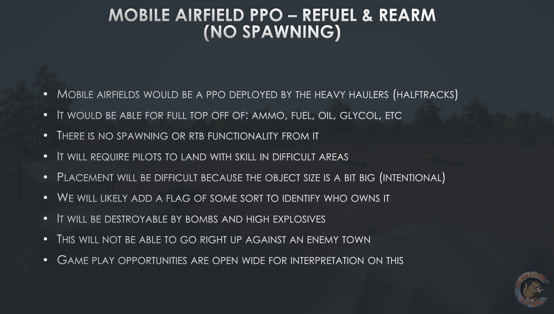 Airfield Roadmap Explanation