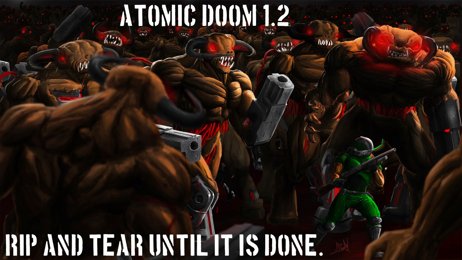 New And Improved Map Wads News Atomic Doom Mod For Doom Moddb