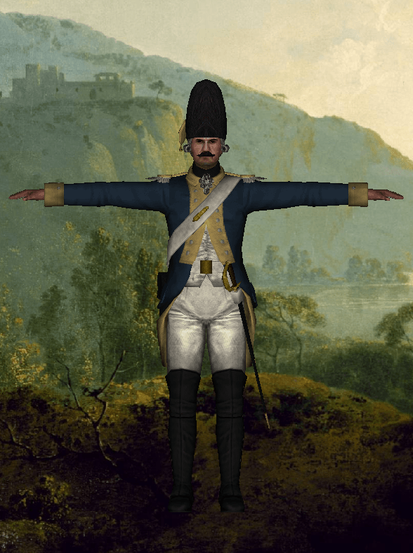 Grenadier of the Waldeck foreign Infantry