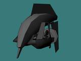 Turret Class Airship - Low Poly