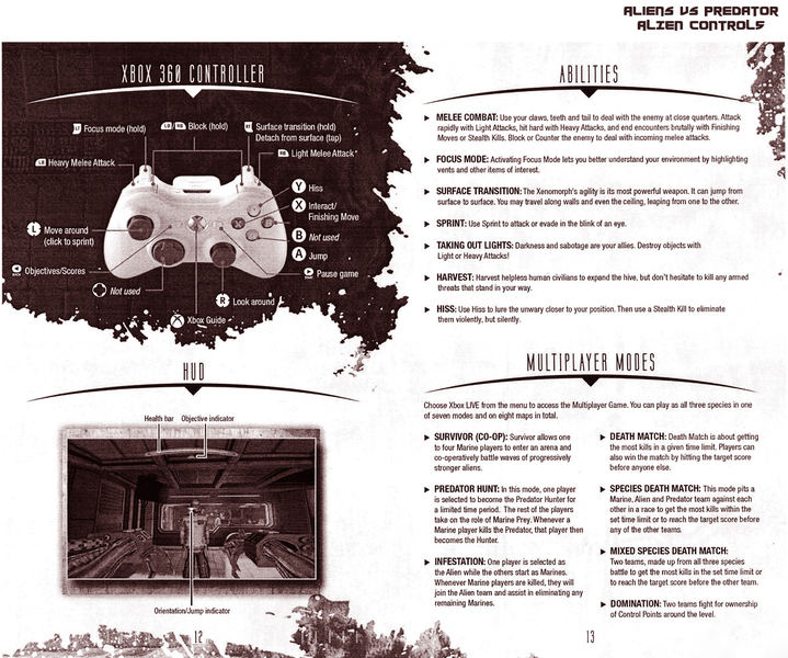 Aliens vs. Predator Review for Xbox 360 - Cheat Code Central