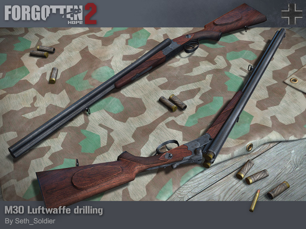 WW2 Luftwaffe Drilling Shotguns, M30 Hunting Rifle