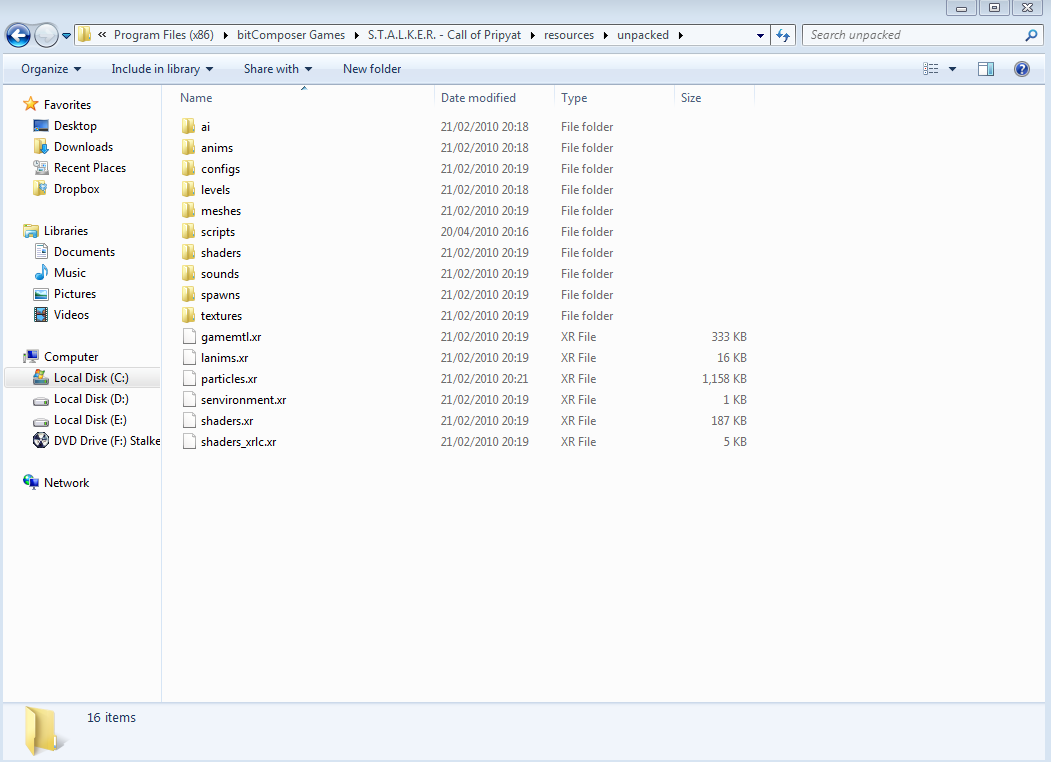 Stalker Call Of Pripyat Gamedata Folder Locker