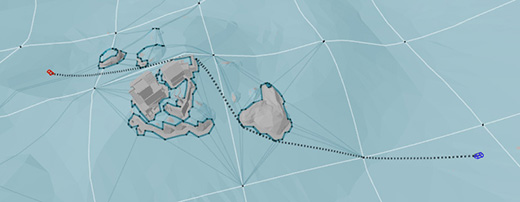 Detour navigation paths