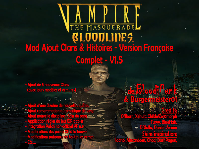 New Series - Vampire the Masquerade Bloodlines - Clan Quest Mod Nosferatu  (PC)