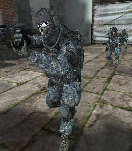 Ghost (MW2 style skin) » CS 1.6 - Skins Players GIGN