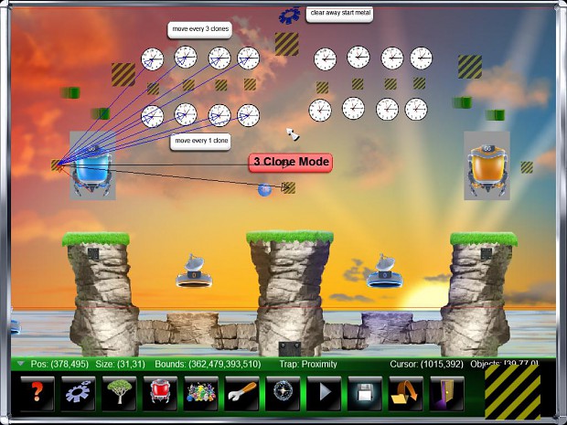 Clones Level Editor