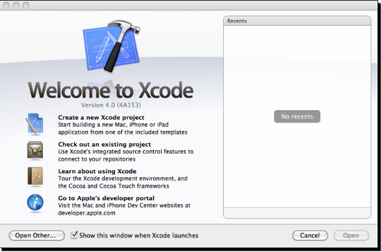 xcode developer tools